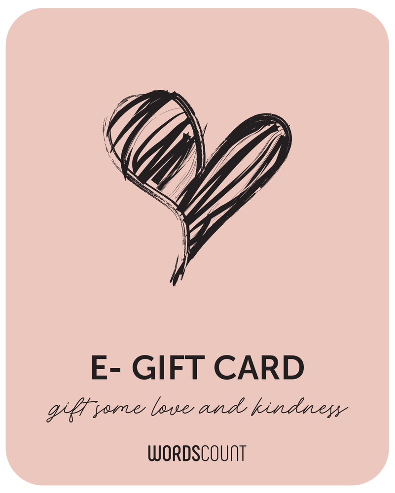 WordsCount E-Gift Card $50 - wordscount
